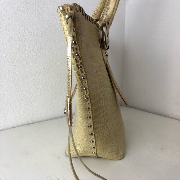 Francesco Biasia croc embossed large leather tote - Picture 3 of 15